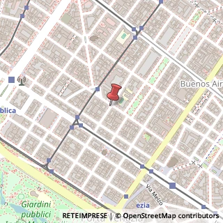 Mappa Via Lodovico Settala,  20, 20124 Milano, Milano (Lombardia)