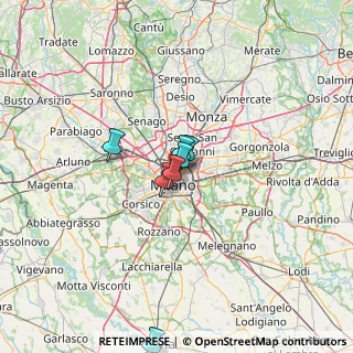 Mappa Via Raimondo Franchetti, 20124 Milano MI, Italia (24.93727)
