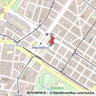 Mappa Piazza della Repubblica, 22, 20124 Milano, Milano (Lombardia)