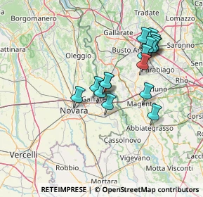 Mappa Strada Vicinale Vulpiate, 28066 Galliate NO, Italia (12.64647)