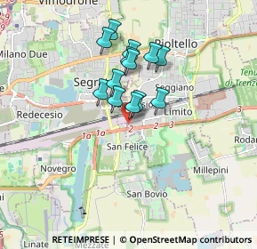 Mappa Strada Provinciale, 20096 Pioltello MI, Italia (1.26923)