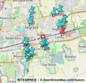 Mappa Strada Provinciale, 20096 Pioltello MI, Italia (1.883)