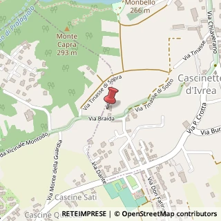 Mappa Via Braida, 6, 10010 Cascinette d'Ivrea, Torino (Piemonte)