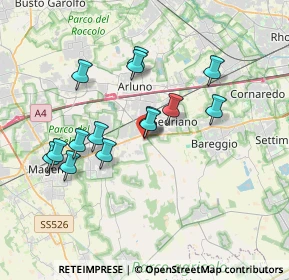 Mappa Iper La grande i Vittuone, 20009 Vittuone MI, Italia (3.28286)