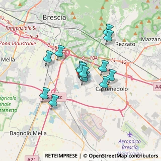 Mappa Via Bettole, 25010 Borgosatollo BS, Italia (2.72923)