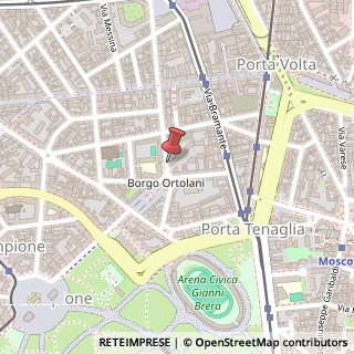 Mappa Via Giovanni Battista Niccolini, 2, 20154 Milano, Milano (Lombardia)