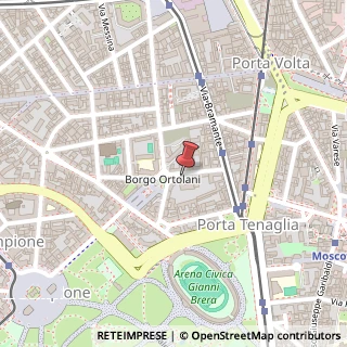 Mappa Via Pietro Giannone, 9, 20154 Milano, Milano (Lombardia)
