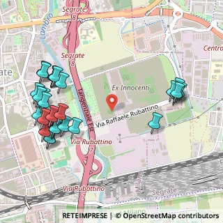 Mappa Via Raffaele Rubattino, 20134 Milano MI, Italia (0.61724)