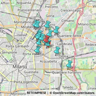 Mappa Piazza Gian Lorenzo Bernini, 20131 Milano MI, Italia (1.16688)