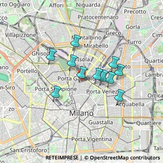 Mappa Via Castelfidardo, 20121 Milano MI, Italia (1.39)