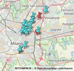 Mappa Via Gaetano Crespi, 20134 Milano MI, Italia (3.11588)