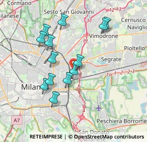 Mappa Via Gaetano Crespi, 20134 Milano MI, Italia (3.43)