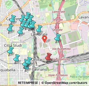 Mappa Via Gaetano Crespi, 20134 Milano MI, Italia (1.153)