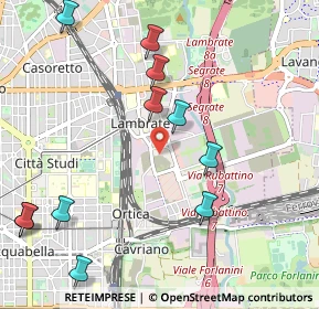 Mappa Via Gaetano Crespi, 20134 Milano MI, Italia (1.23273)