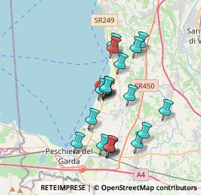 Mappa Strada del Roccolo, 37017 Lazise VR, Italia (3.0685)