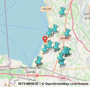 Mappa Strada del Roccolo, 37017 Lazise VR, Italia (3.29867)