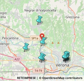 Mappa 37124 Parona VR, Italia (4.55364)