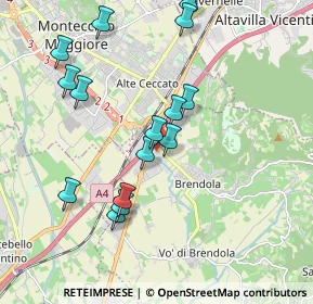 Mappa Via delle Fontanine, 36040 Brendola VI, Italia (1.93533)