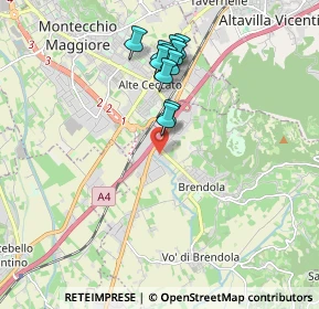 Mappa Via delle Fontanine, 36040 Brendola VI, Italia (1.64455)