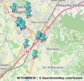 Mappa Via delle Fontanine, 36040 Brendola VI, Italia (2.315)