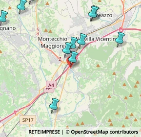 Mappa Via delle Fontanine, 36040 Brendola VI, Italia (4.83909)