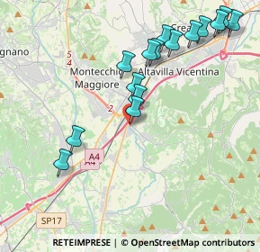 Mappa Via delle Fontanine, 36040 Brendola VI, Italia (4.36533)