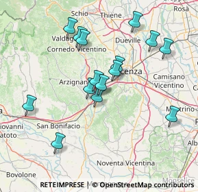 Mappa Via delle Fontanine, 36040 Brendola VI, Italia (14.15133)