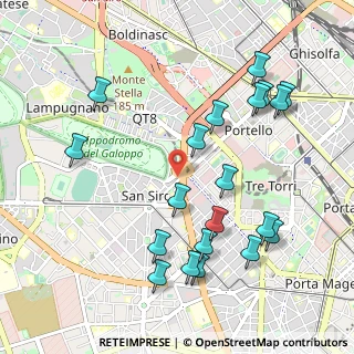 Mappa Piazzale Lorenzo Lotto, 5, 20148 Milano, Italia (1.1295)