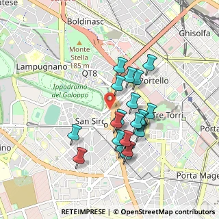 Mappa Piazzale Lorenzo Lotto, 5, 20148 Milano, Italia (0.7455)