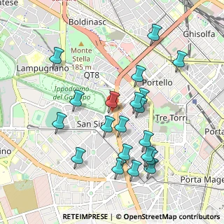 Mappa Piazzale Lorenzo Lotto, 5, 20148 Milano, Italia (0.9665)