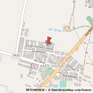 Mappa Via San Francesco D'Assisi, 89, 25030 Maclodio, Brescia (Lombardia)