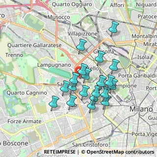 Mappa Via Masaccio, 20149 Milano MI, Italia (1.5135)