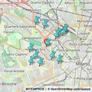 Mappa Via Masaccio, 20149 Cernusco sul Naviglio MI, Italia (1.67071)