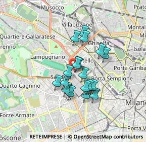 Mappa 20149 Cernusco sul Naviglio MI, Italia (1.28222)