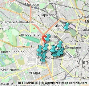 Mappa Via Masaccio, 20149 Milano MI, Italia (1.42143)