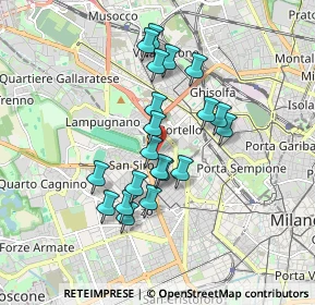 Mappa Via Masaccio, 20149 Milano MI, Italia (1.4945)