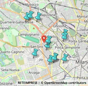 Mappa Via Masaccio, 20149 Cernusco sul Naviglio MI, Italia (1.75333)