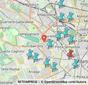 Mappa Via Masaccio, 20149 Milano MI, Italia (2.25385)