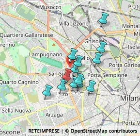 Mappa Via Masaccio, 20149 Milano MI, Italia (1.34308)