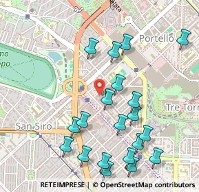 Mappa Via Masaccio, 20149 Milano MI, Italia (0.5675)