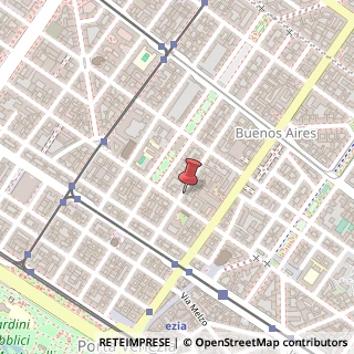 Mappa Via Alessandro Tadino, 16, 20124 Milano, Milano (Lombardia)