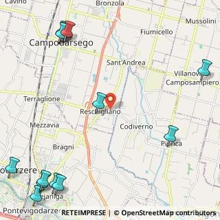 Mappa Via Marconi Guglielmo, 35011 Campodarsego PD, Italia (3.52923)