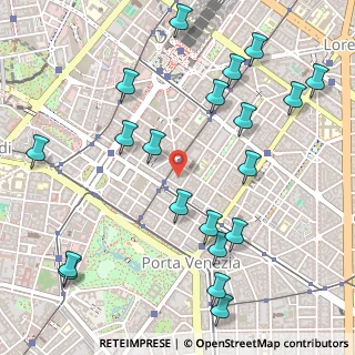 Mappa Via Felice Casati, 20124 Milano MI, Italia (0.6365)