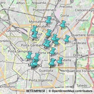 Mappa Via Felice Casati, 20124 Milano MI, Italia (1.54947)