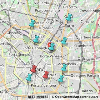 Mappa Via Felice Casati, 20124 Milano MI, Italia (2.03)