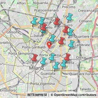 Mappa Via Felice Casati, 20124 Milano MI, Italia (1.76059)