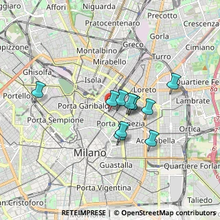 Mappa Via Aldo Manuzio, 20124 Milano MI, Italia (1.30909)