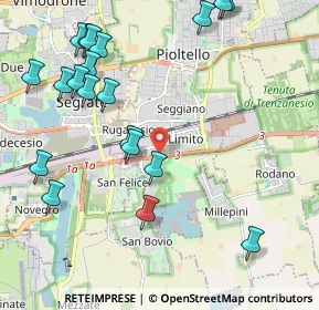 Mappa Via Deledda, 20096 Pioltello MI, Italia (2.5455)