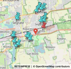 Mappa Via Deledda, 20096 Pioltello MI, Italia (2.064)