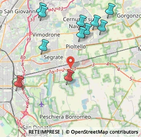 Mappa Via Deledda, 20096 Pioltello MI, Italia (4.71273)